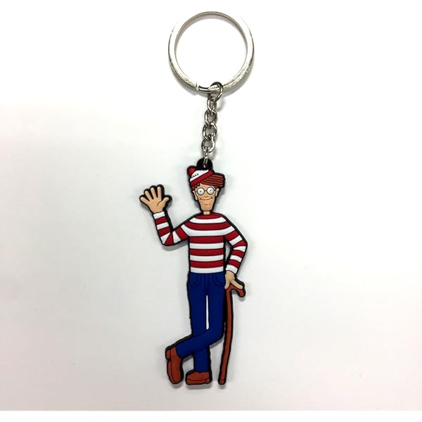 Amazon.co.jp: ラバーキーチェーン 【Wally】ウォーリー キャラクター